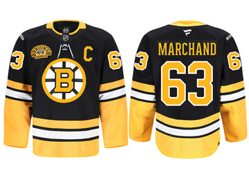 Brad Marchand Boston Bruins black Game jersey