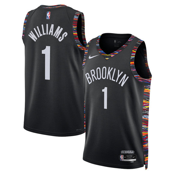 Ziaire Williams Brooklyn Nets black City Edition jersey