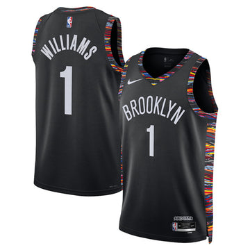 Ziaire Williams Brooklyn Nets black City Edition jersey