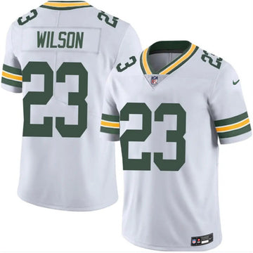 Emanuel Wilson Green Bay Packers white Vapor jersey