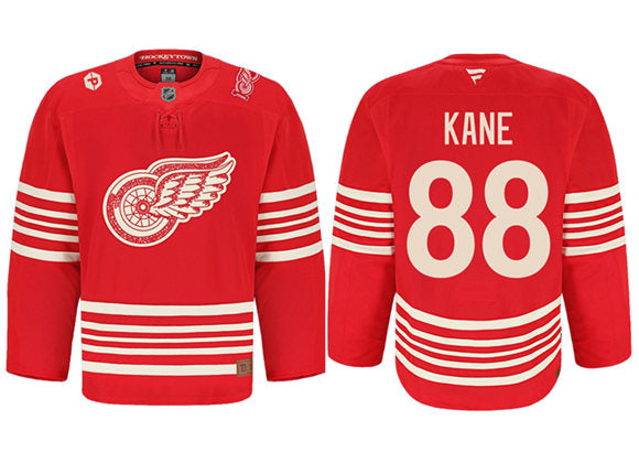 Patrick Kane Detroit Red Wings red jersey