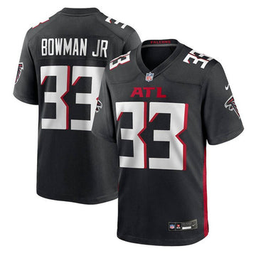 Billy Bowman Jr Atlanta Falcons black Game jersey