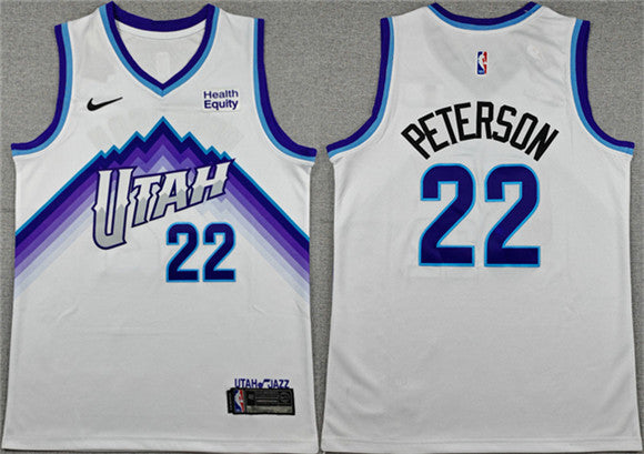 Darryn Peterson Utah Jazz white jersey