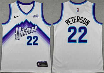 Darryn Peterson Utah Jazz white jersey