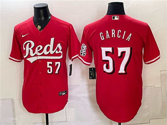 Julian Garcia Cincinnati Reds red jersey