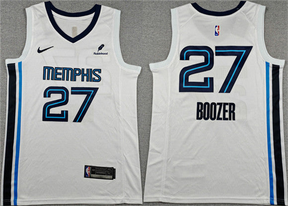 Cameron Boozer Memphis Grizzlies white jersey