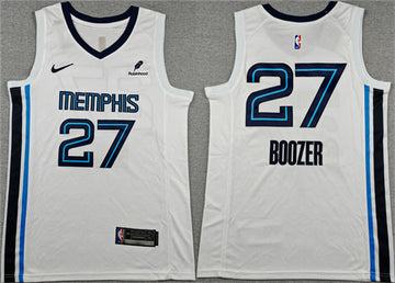 Cameron Boozer Memphis Grizzlies white jersey