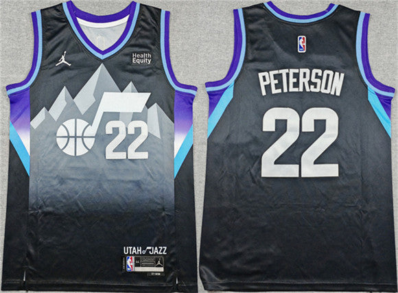 Darryn Peterson Utah Jazz black jersey