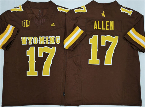 Wyoming Cowboys Wyoming Cowboys brown jersey