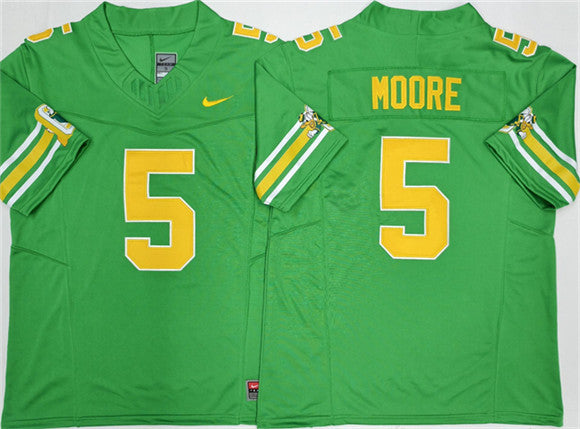 Dakorien Moore Oregon Ducks green jersey