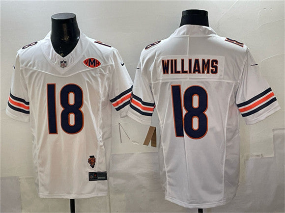 Caleb Williams Chicago Bears white jersey