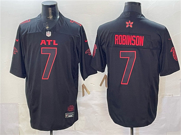 Bijan Robinson Atlanta Falcons black Vapor jersey