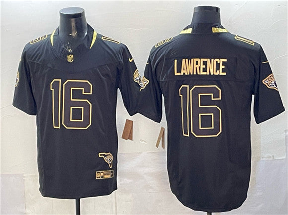 Trevor Lawrence Jacksonville Jaguars black Vapor jersey
