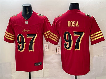 Nick Bosa San Francisco 49ers red Vapor jersey