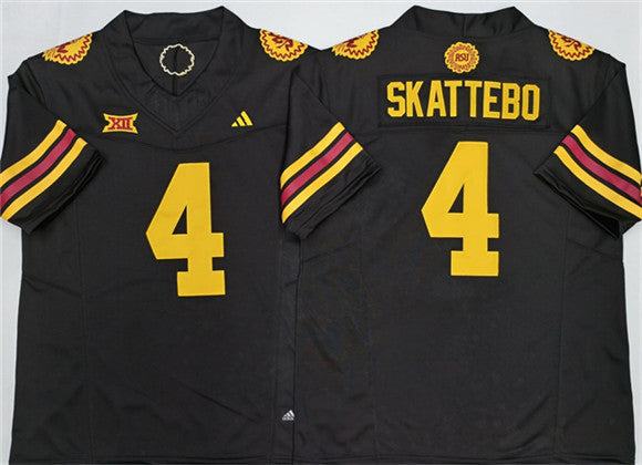 Cam Skattebo Arizona State Sun Devils black Vapor jersey