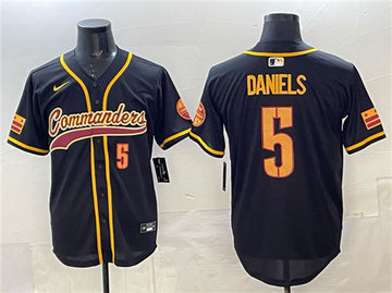 Jayden Daniels Washington Commanders black Limited jersey