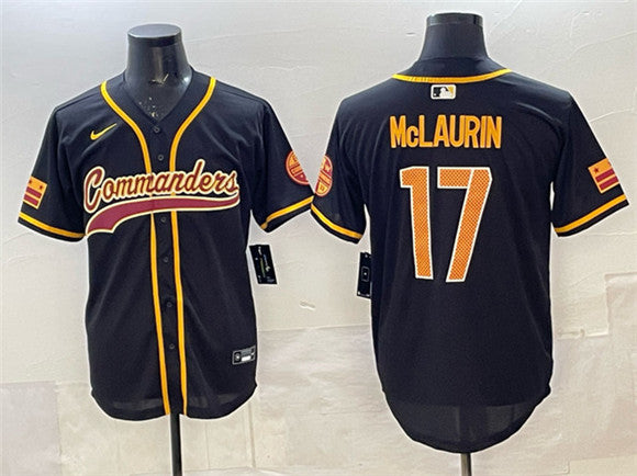 Terry McLaurin Washington Commanders black Limited jersey