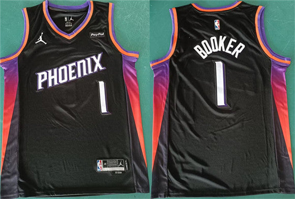 Devin Booker Phoenix Suns black jersey