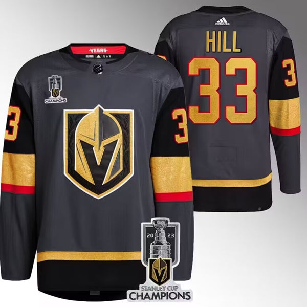 Adin Hill Vegas Golden Knights gray jersey
