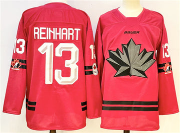 Sam Reinhart Team Canada red jersey