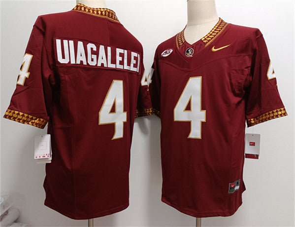 DJ Uiagalelei Florida State Seminoles red jersey
