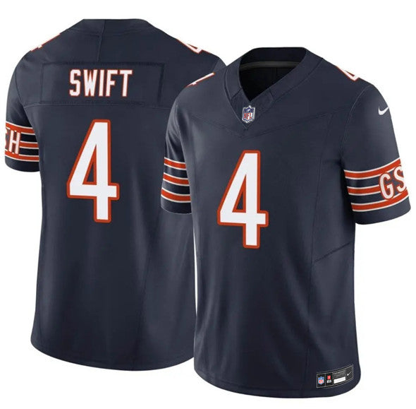 D'Andre Swift Chicago Bears navy Vapor jersey