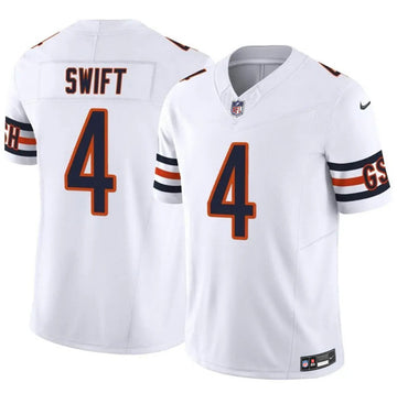 D'Andre Swift Chicago Bears white Vapor jersey