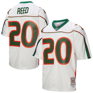 Custom Miami Hurricanes white jersey