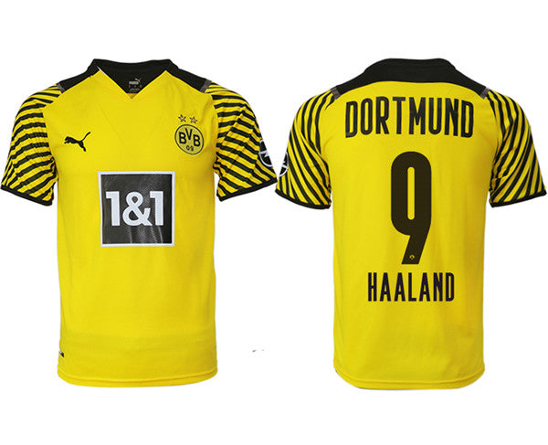 Erling Haaland Borussia Dortmund yellow Home jersey