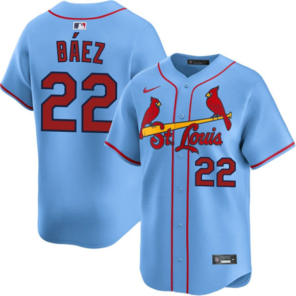 Joshua Báez St. Louis Cardinals blue Limited jersey