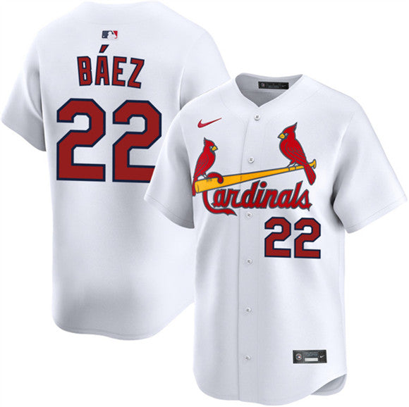 Joshua Báez St. Louis Cardinals white Limited jersey