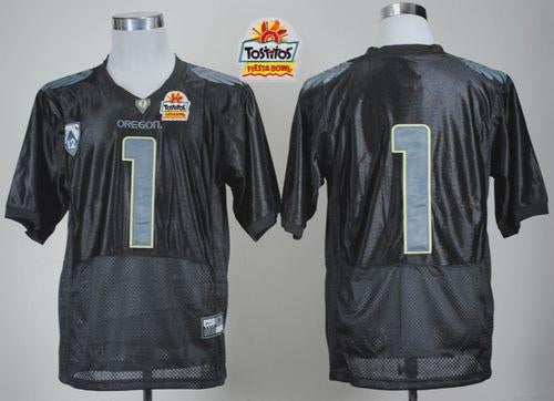 Fan Oregon Ducks black jersey