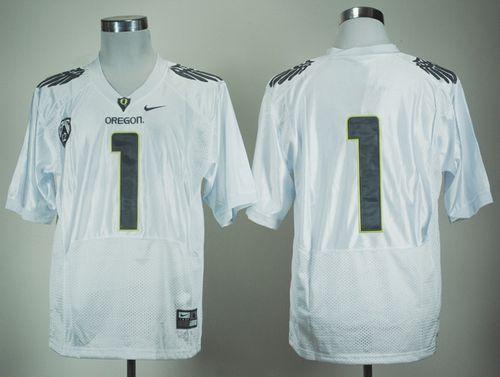 Fan Oregon Ducks white jersey