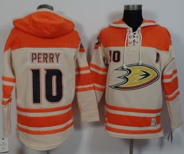 Corey Perry Anaheim Ducks cream-orange jersey