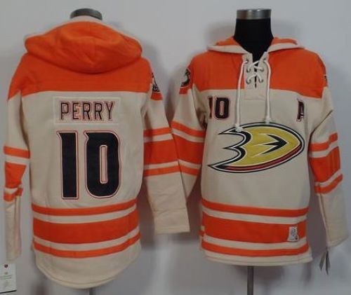 Corey Perry Anaheim Ducks cream-orange jersey