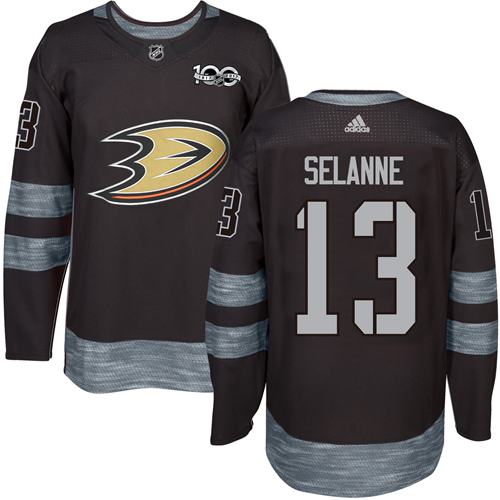 Teemu Selanne Anaheim Ducks black jersey