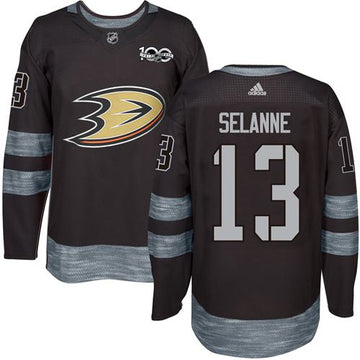 Teemu Selanne Anaheim Ducks black jersey