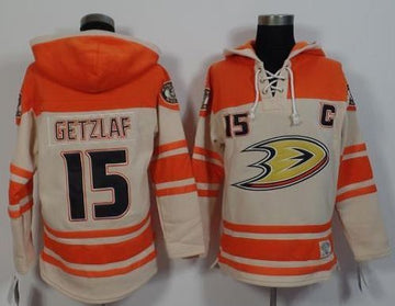 Ryan Getzlaf Anaheim Ducks cream-orange jersey