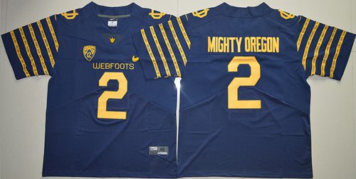 Mighty Oregon Oregon Ducks navy Elite jersey
