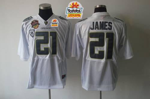 LaMichael James Oregon Ducks white jersey