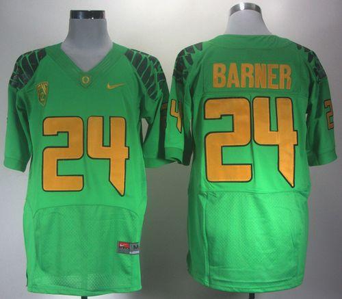 Kenjon Barner Oregon Ducks green Elite jersey