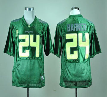 Kenjon Barner Oregon Ducks green jersey