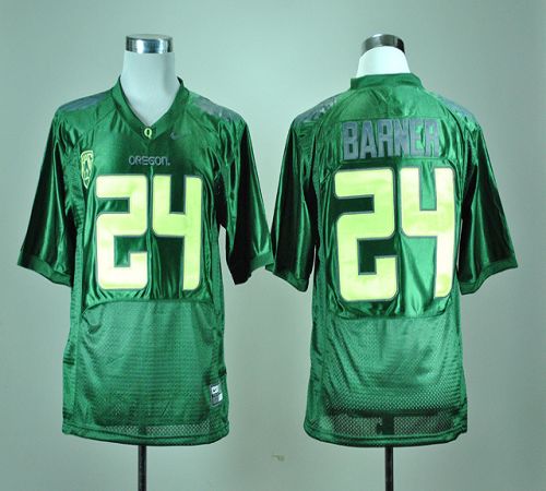 Kenjon Barner Oregon Ducks green jersey