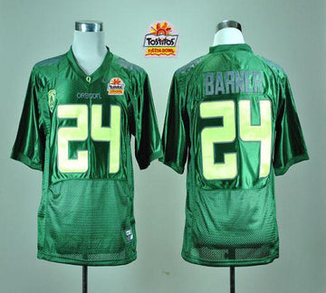Kenjon Barner Oregon Ducks green jersey