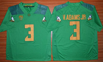 Vernon Adams Jr Oregon Ducks green jersey