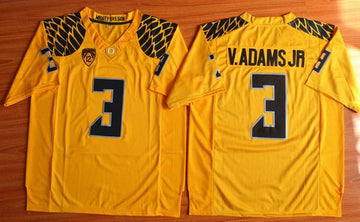 Vernon Adams Jr Oregon Ducks olive jersey