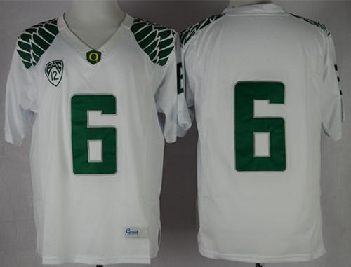 Charles Nelson Oregon Ducks white jersey