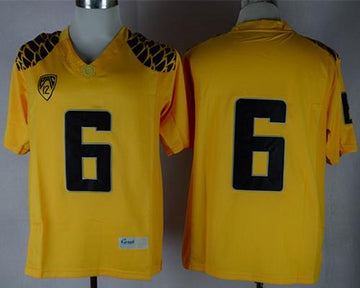 Charles Nelson Oregon Ducks yellow jersey