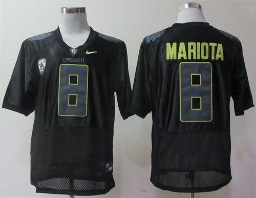 Marcus Mariota Oregon Ducks black jersey