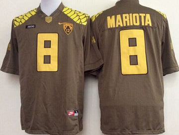 Marcus Mariota Oregon Ducks olive jersey